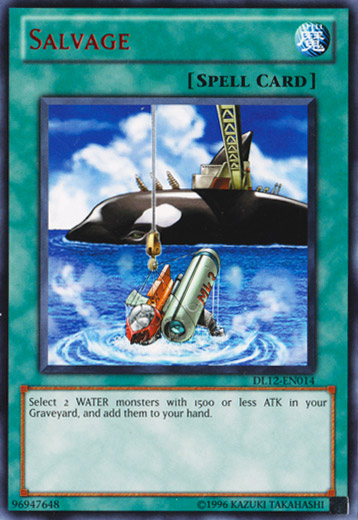 Salvage (Red) [DL12-EN014] Rare | Jomio and Rueliete's Cards and Comics