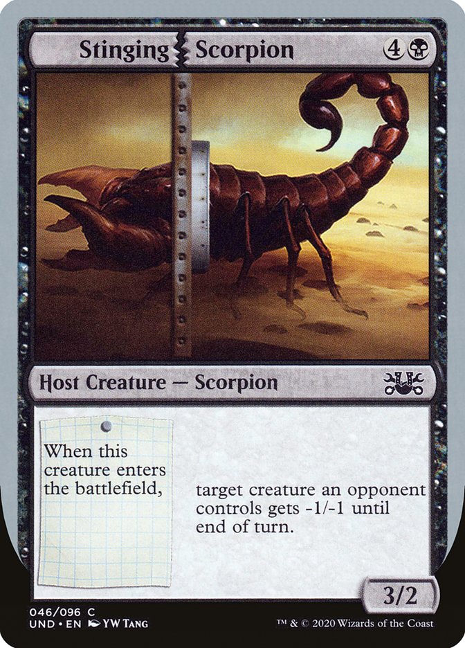 Stinging Scorpion [Unsanctioned] | Jomio and Rueliete's Cards and Comics