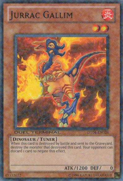 Jurrac Gallim [DT04-EN026] Common | Jomio and Rueliete's Cards and Comics