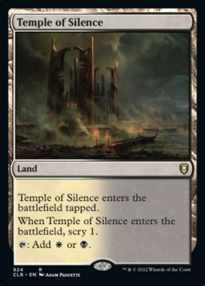 Temple of Silence [Commander Legends: Battle for Baldur's Gate] | Jomio and Rueliete's Cards and Comics