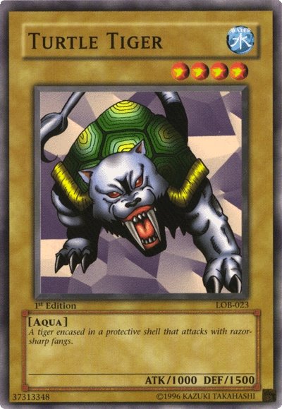 Turtle Tiger [LOB-023] Common | Jomio and Rueliete's Cards and Comics
