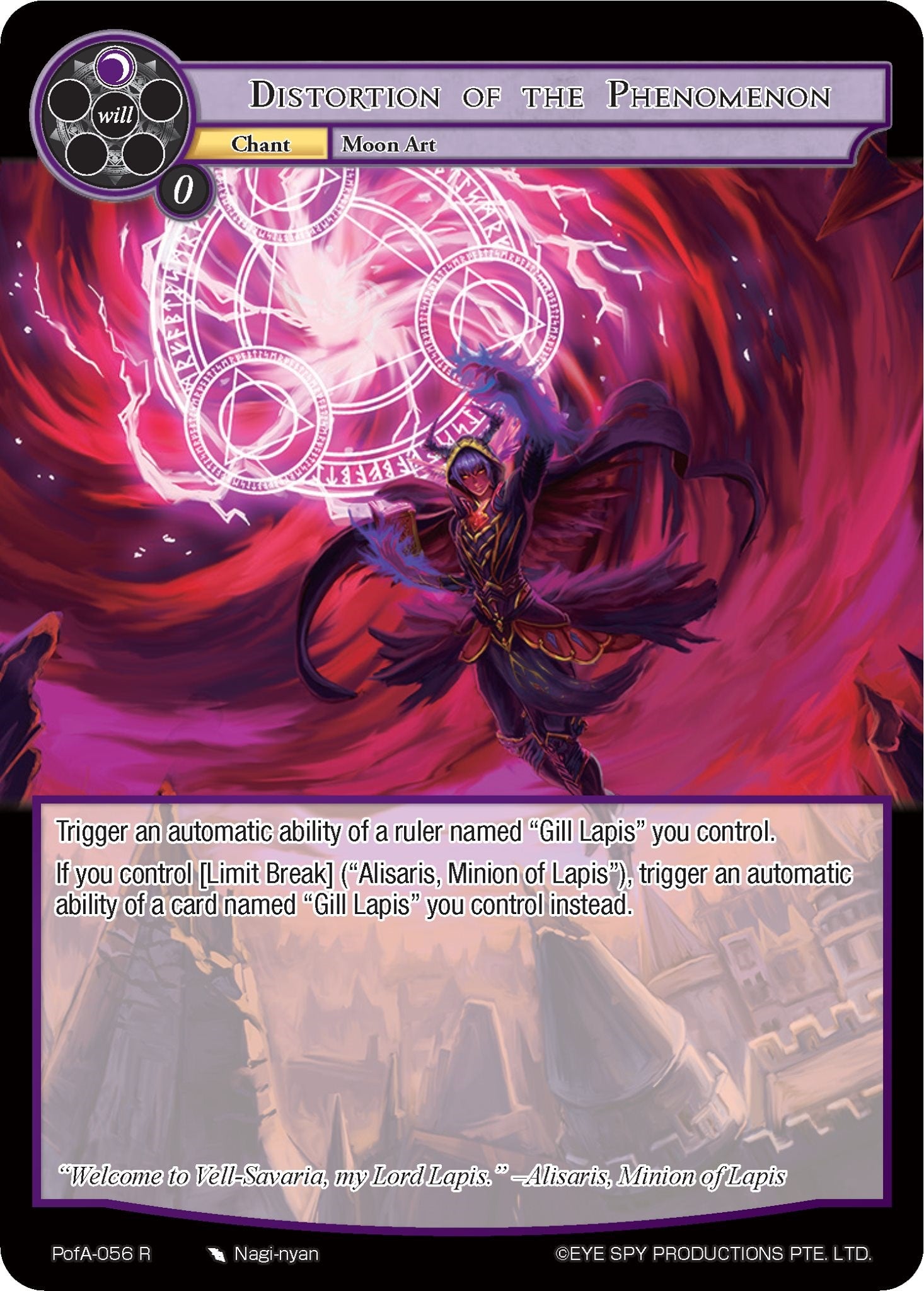 Distortion of the Phenomenon (PofA-056) [Alice Origin IV: Prologue of Attoractia] | Jomio and Rueliete's Cards and Comics