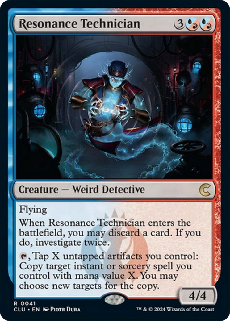 Resonance Technician [Ravnica: Clue Edition] | Jomio and Rueliete's Cards and Comics