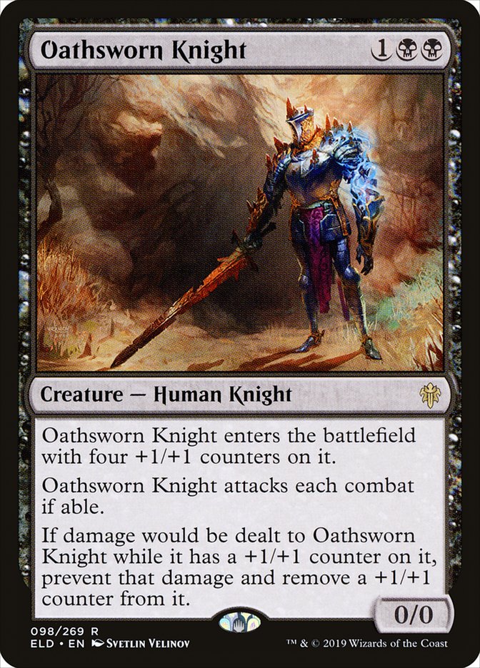 Oathsworn Knight [Throne of Eldraine] | Jomio and Rueliete's Cards and Comics