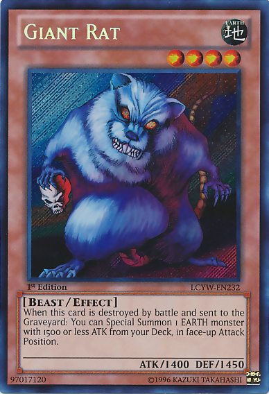 Giant Rat [LCYW-EN232] Secret Rare | Jomio and Rueliete's Cards and Comics