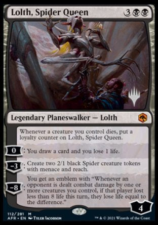 Lolth, Spider Queen (Promo Pack) [Dungeons & Dragons: Adventures in the Forgotten Realms Promos] | Jomio and Rueliete's Cards and Comics