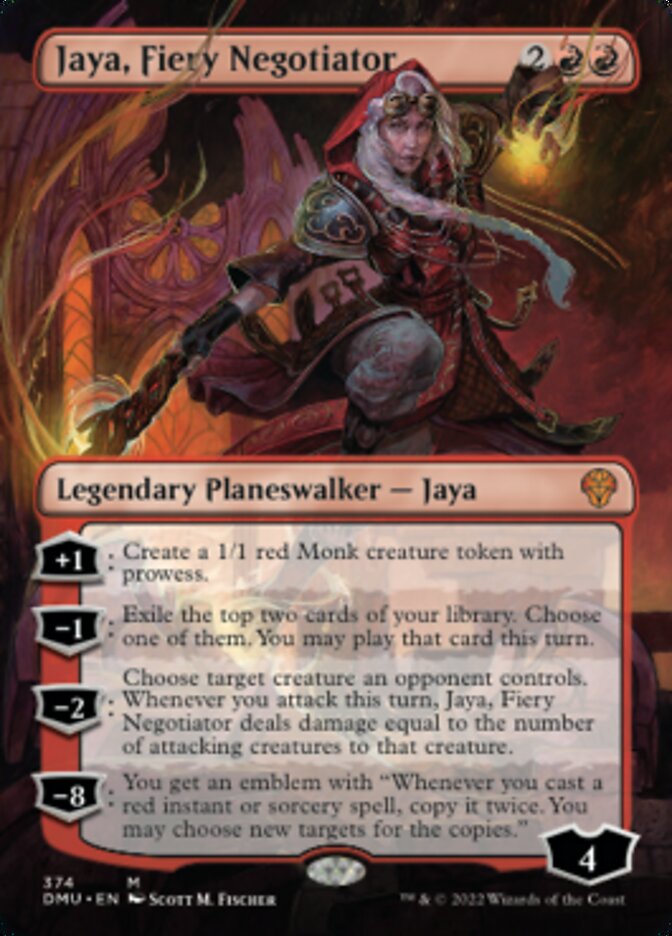 Jaya, Fiery Negotiator (Borderless) [Dominaria United] | Jomio and Rueliete's Cards and Comics