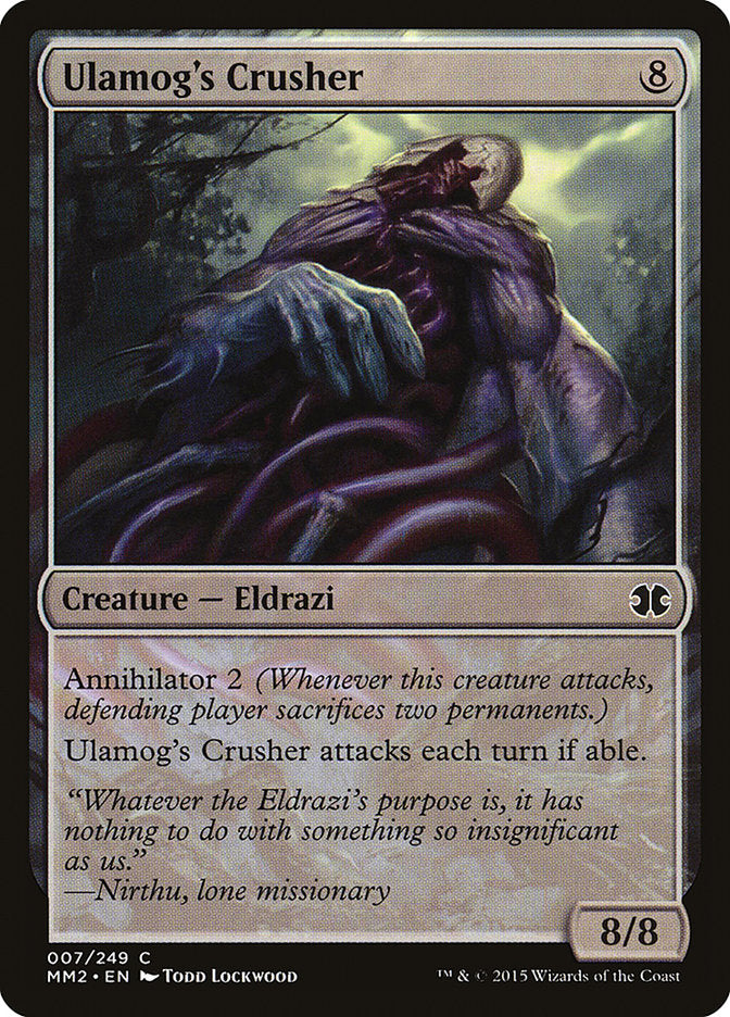 Ulamog's Crusher [Modern Masters 2015] | Jomio and Rueliete's Cards and Comics