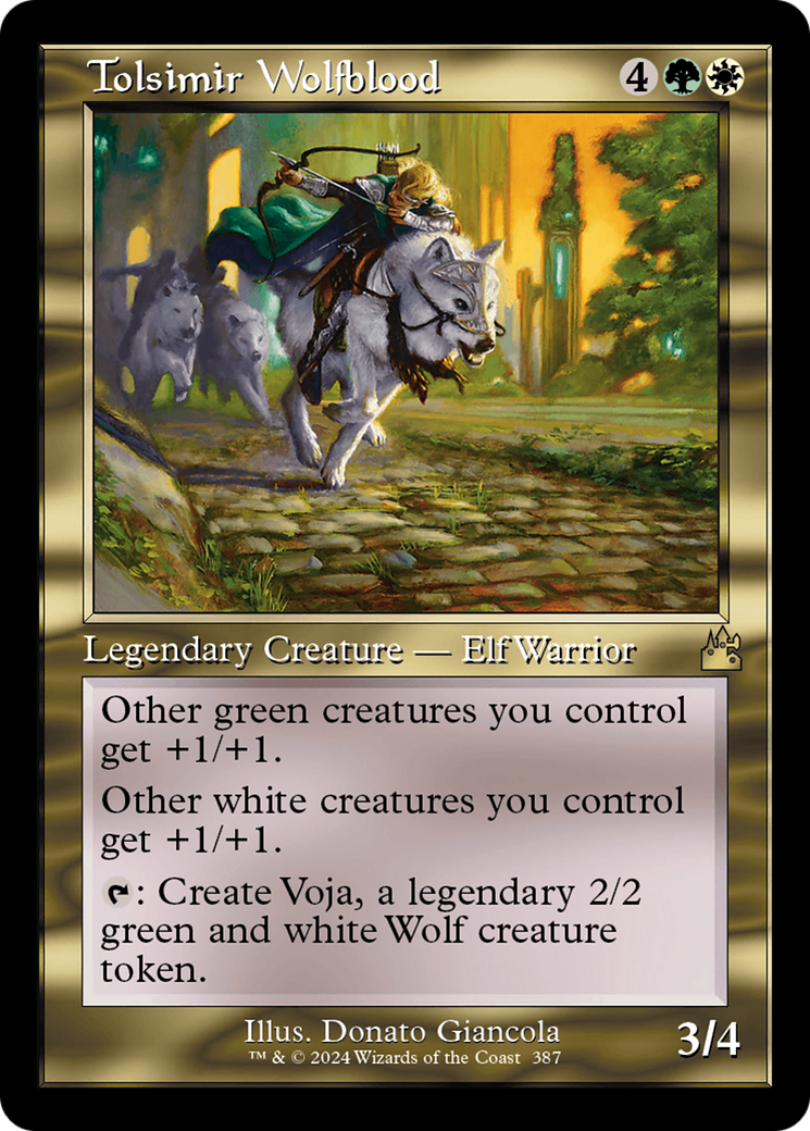 Tolsimir Wolfblood (Retro Frame) [Ravnica Remastered] | Jomio and Rueliete's Cards and Comics