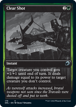 Clear Shot [Innistrad: Double Feature] | Jomio and Rueliete's Cards and Comics