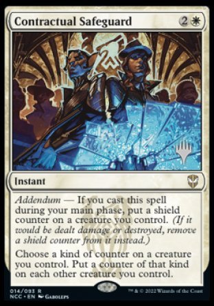 Contractual Safeguard (Promo Pack) [Streets of New Capenna Commander Promos] | Jomio and Rueliete's Cards and Comics