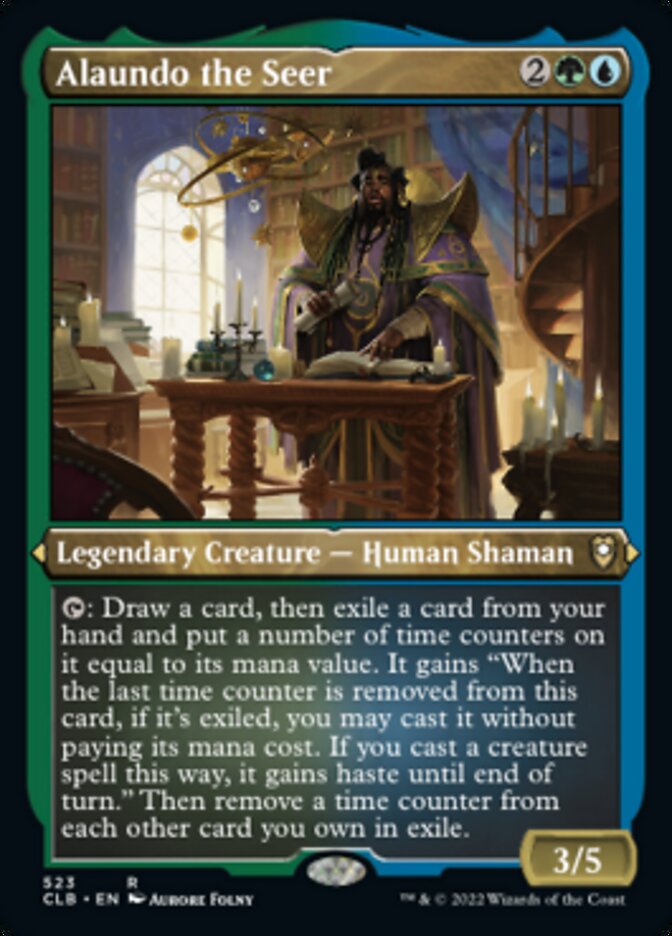 Alaundo the Seer (Foil Etched) [Commander Legends: Battle for Baldur's Gate] | Jomio and Rueliete's Cards and Comics
