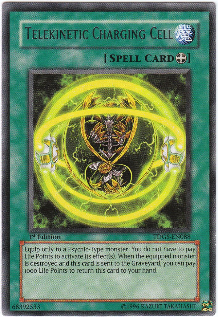 Telekinetic Charging Cell [TDGS-EN088] Rare | Jomio and Rueliete's Cards and Comics
