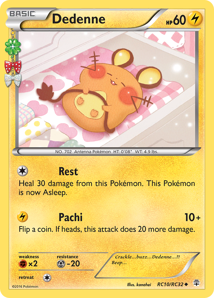 Dedenne (RC10/RC32) [XY: Generations] | Jomio and Rueliete's Cards and Comics