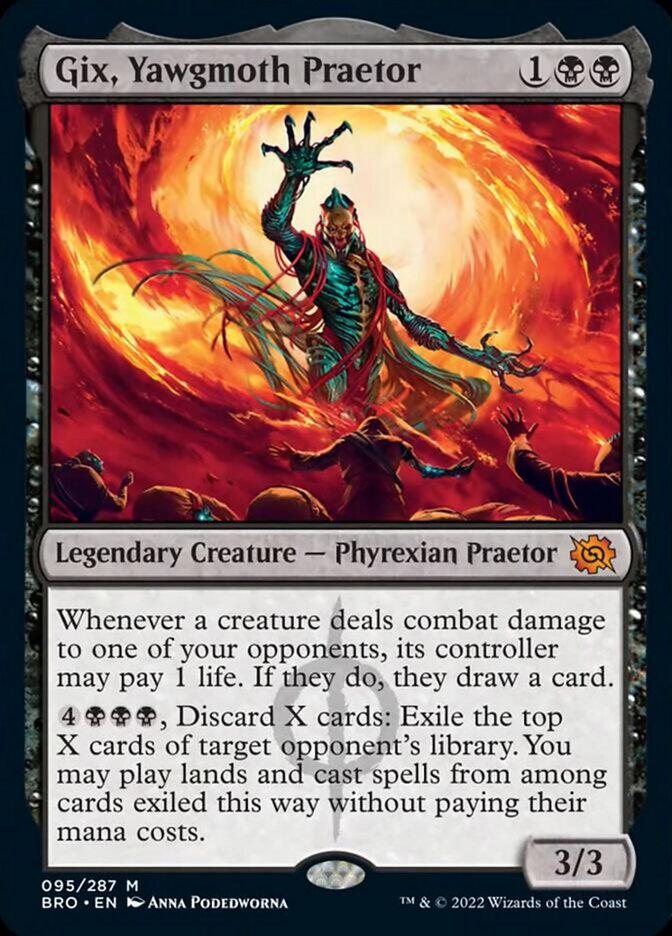 Gix, Yawgmoth Praetor [The Brothers' War] | Jomio and Rueliete's Cards and Comics