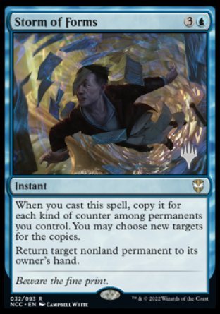 Storm of Forms (Promo Pack) [Streets of New Capenna Commander Promos] | Jomio and Rueliete's Cards and Comics