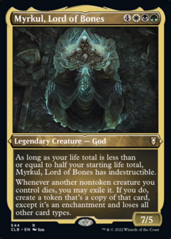 Myrkul, Lord of Bones (Foil Etched) [Commander Legends: Battle for Baldur's Gate] | Jomio and Rueliete's Cards and Comics