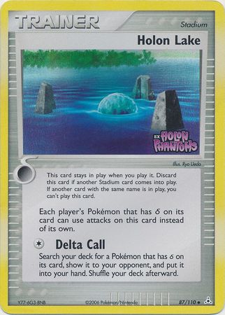 Holon Lake (87/110) (Stamped) [EX: Holon Phantoms] | Jomio and Rueliete's Cards and Comics