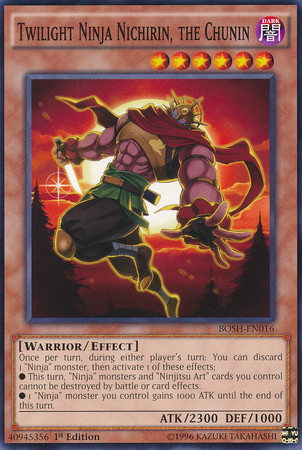 Twilight Ninja Nichirin, the Chunin [BOSH-EN016] Common | Jomio and Rueliete's Cards and Comics
