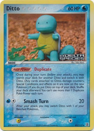 Ditto (40/113) (Stamped) [EX: Delta Species] | Jomio and Rueliete's Cards and Comics