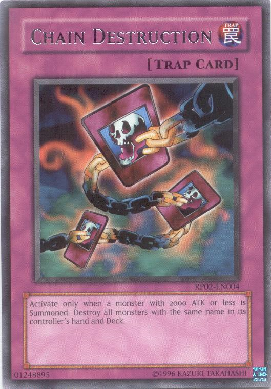 Chain Destruction [RP02-EN004] Rare | Jomio and Rueliete's Cards and Comics