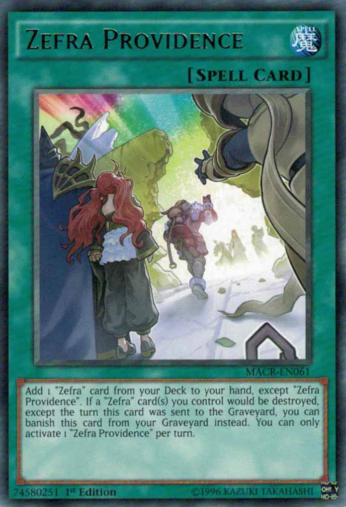 Zefra Providence [MACR-EN061] Rare | Jomio and Rueliete's Cards and Comics