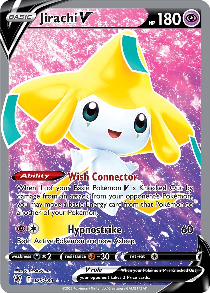 Jirachi V (170/189) [Sword & Shield: Astral Radiance] | Jomio and Rueliete's Cards and Comics