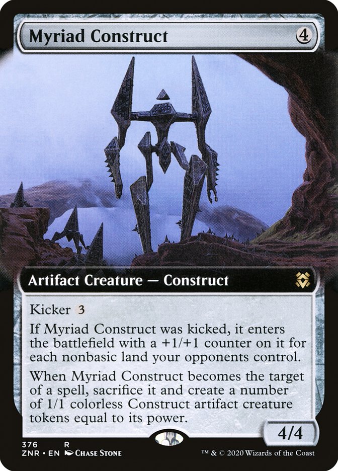 Myriad Construct (Extended Art) [Zendikar Rising] | Jomio and Rueliete's Cards and Comics