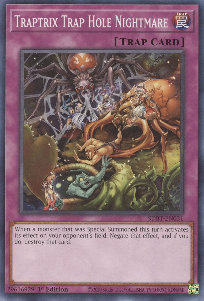 Traptrix Trap Hole Nightmare [SDBT-EN031] Common | Jomio and Rueliete's Cards and Comics