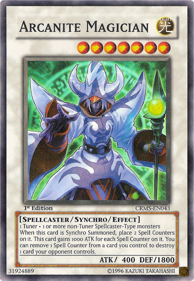Arcanite Magician [CRMS-EN043] Super Rare | Jomio and Rueliete's Cards and Comics