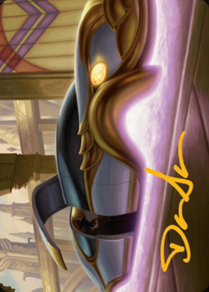 Mysterious Limousine Art Card (Gold-Stamped Signature) [Streets of New Capenna Art Series] | Jomio and Rueliete's Cards and Comics