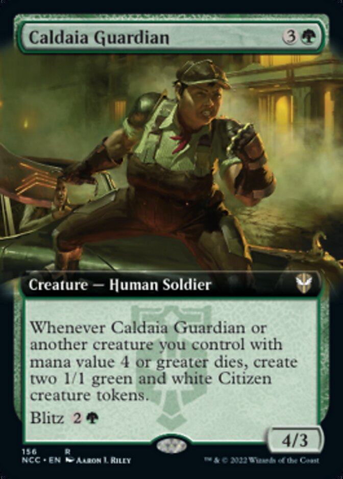 Caldaia Guardian (Extended Art) [Streets of New Capenna Commander] | Jomio and Rueliete's Cards and Comics