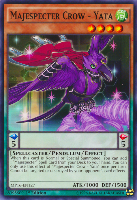 Majespecter Crow - Yata [MP16-EN127] Common | Jomio and Rueliete's Cards and Comics