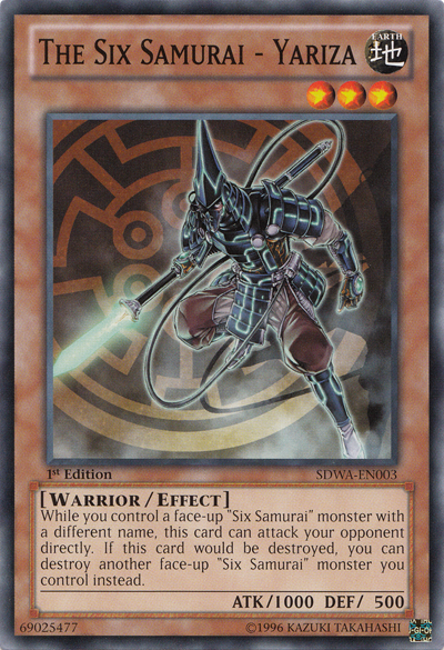 The Six Samurai - Yariza [SDWA-EN003] Common | Jomio and Rueliete's Cards and Comics