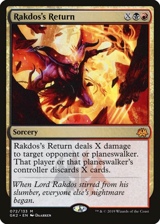 Rakdos's Return [Ravnica Allegiance Guild Kit] | Jomio and Rueliete's Cards and Comics