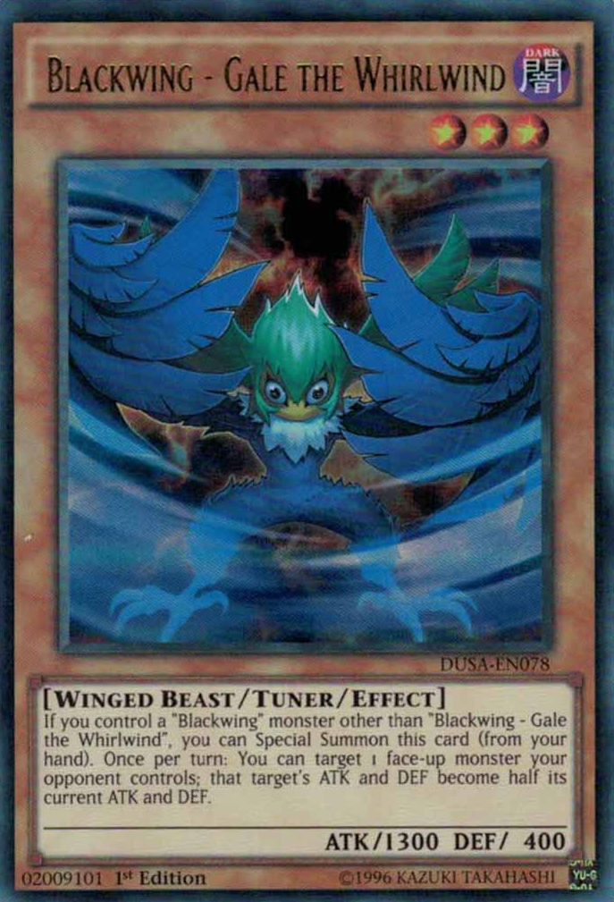 Blackwing - Gale the Whirlwind [DUSA-EN078] Ultra Rare | Jomio and Rueliete's Cards and Comics