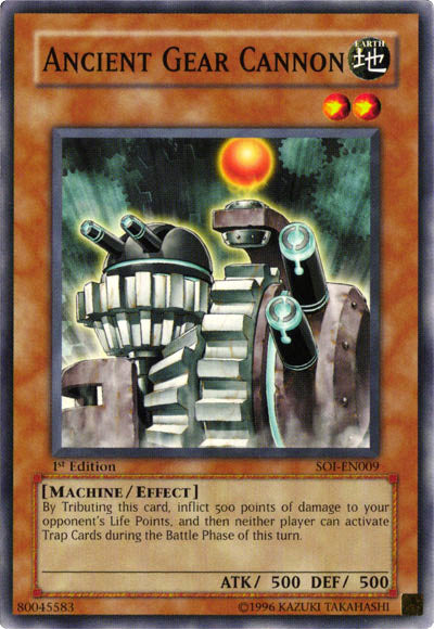 Ancient Gear Cannon [SOI-EN009] Common | Jomio and Rueliete's Cards and Comics