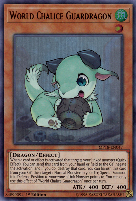 World Chalice Guardragon [MP18-EN047] Ultra Rare | Jomio and Rueliete's Cards and Comics