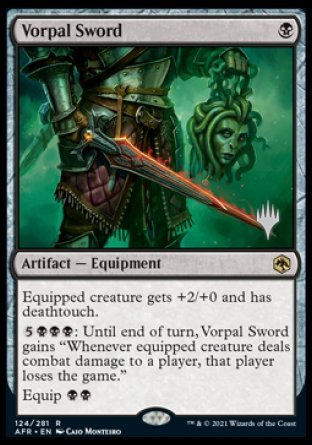 Vorpal Sword (Promo Pack) [Dungeons & Dragons: Adventures in the Forgotten Realms Promos] | Jomio and Rueliete's Cards and Comics