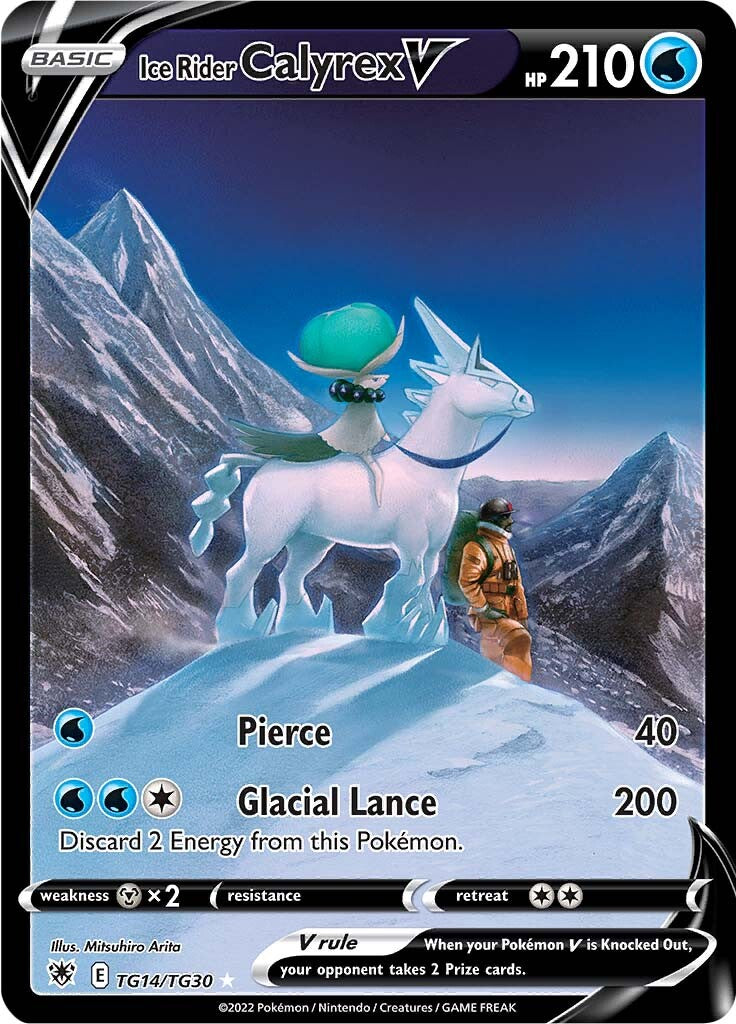 Ice Rider Calyrex V (TG14/TG30) [Sword & Shield: Astral Radiance] | Jomio and Rueliete's Cards and Comics