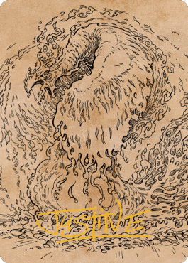 Nemesis Phoenix Art Card (Gold-Stamped Signature) [Commander Legends: Battle for Baldur's Gate Art Series] | Jomio and Rueliete's Cards and Comics