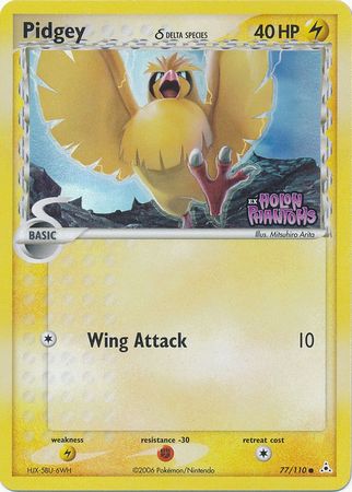 Pidgey (77/110) (Delta Species) (Stamped) [EX: Holon Phantoms] | Jomio and Rueliete's Cards and Comics