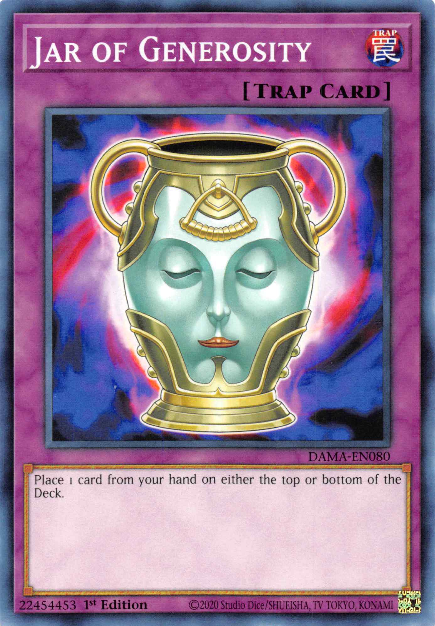 Jar of Generosity [DAMA-EN080] Common | Jomio and Rueliete's Cards and Comics