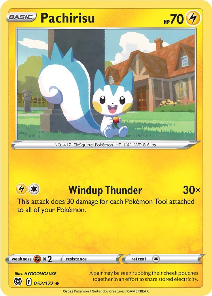 Pachirisu (052/172) [Sword & Shield: Brilliant Stars] | Jomio and Rueliete's Cards and Comics