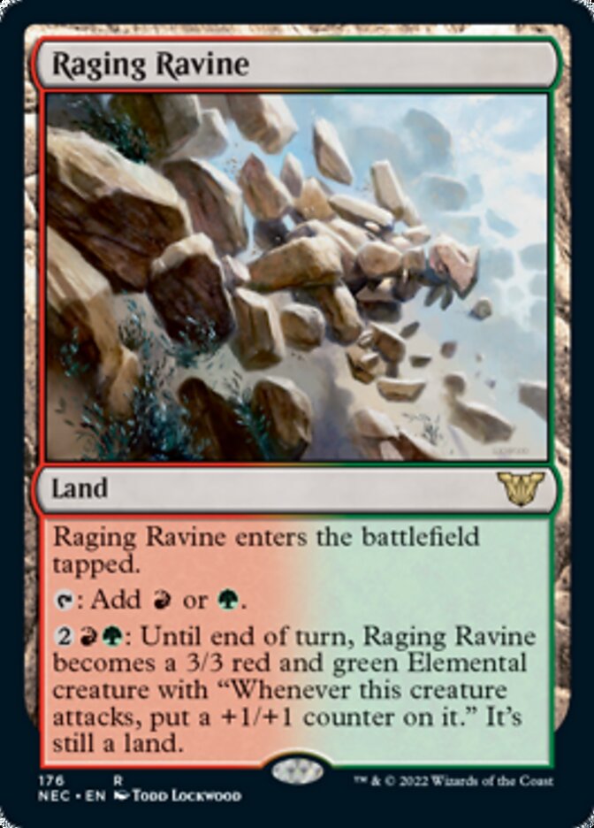 Raging Ravine [Kamigawa: Neon Dynasty Commander] | Jomio and Rueliete's Cards and Comics