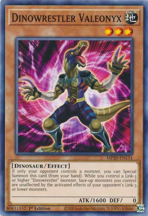 Dinowrestler Valeonyx [MP20-EN151] Common | Jomio and Rueliete's Cards and Comics