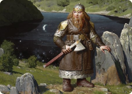 Mirrormere Guardian Art Card [The Lord of the Rings: Tales of Middle-earth Art Series] | Jomio and Rueliete's Cards and Comics