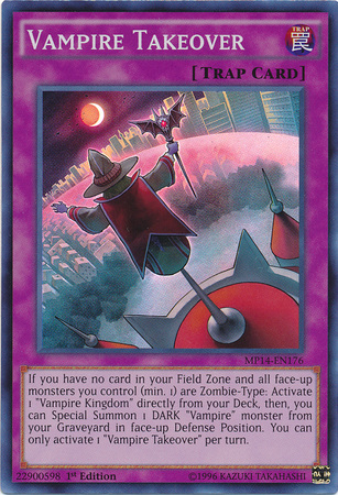 Vampire Takeover [MP14-EN176] Super Rare | Jomio and Rueliete's Cards and Comics