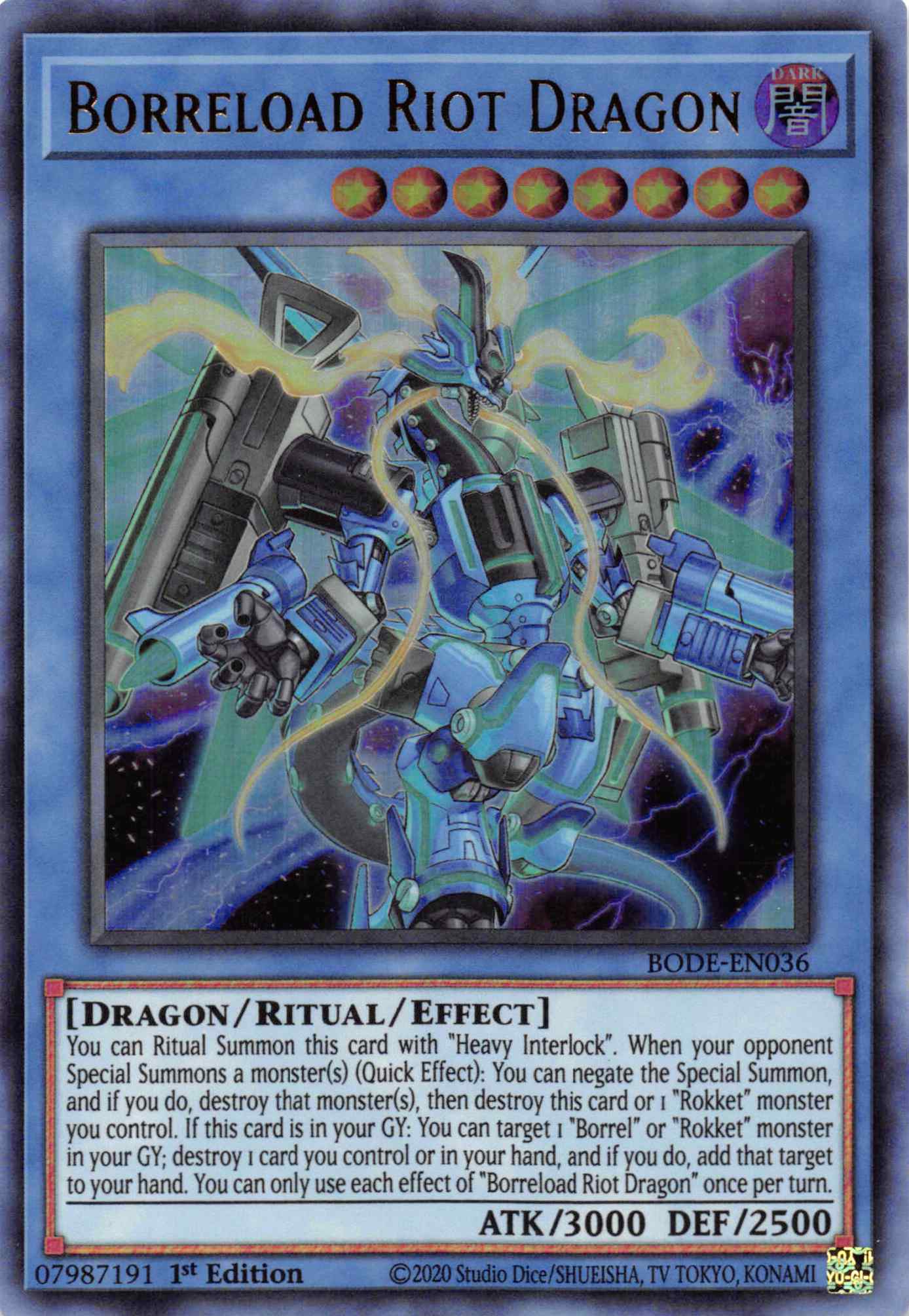 Borreload Riot Dragon [BODE-EN036] Ultra Rare | Jomio and Rueliete's Cards and Comics
