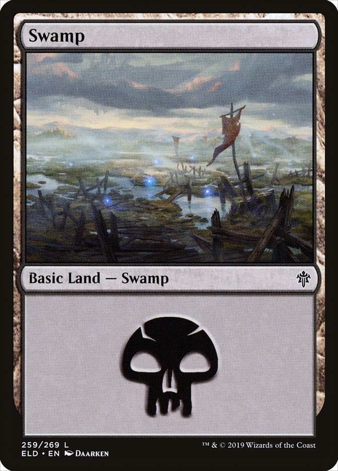 Swamp (259) [Throne of Eldraine] | Jomio and Rueliete's Cards and Comics